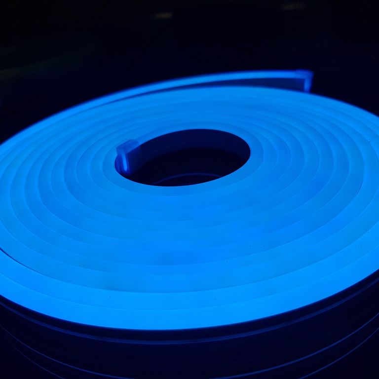 Tira de LED neón azul 20 metros 10W/m